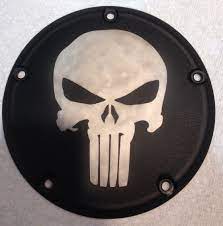 Harley Derby Cover Punisher Fond Ecran