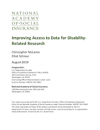 Check spelling or type a new query. Pdf Improving Access To Data For Disability Related Research