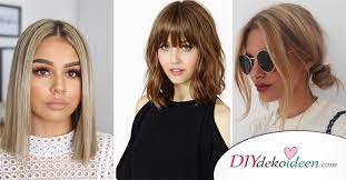 Frisuren 2019 frauen bob mit pony frisuren trend. 30 Frisuren Fur Mittellanges Haar Frisuren Mittellang Stufig Mit Pony