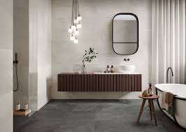 Torino light grey floor tile. Shale Italia Ceramics
