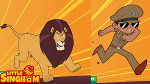 How To Draw Little Singham Vs Lion For Children Improve Drawings Animal Drawings Turtle Coloring Pages