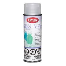 Krylon Frosted Glass Spray Paint White 170 G 49040 Rona