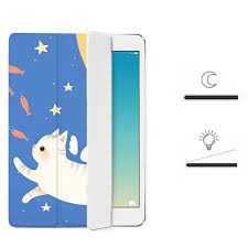 9 7インチ ipad猫 新型2018 ipad2 3 4ケースねこカバー薄型手帳型9 7インチmini5かわいいアイパッド6ネコ柄タブレットケース10 2三つ折り薄型男女お揃いpuレザーair10 5インチ青ipad pro11ケースipad air 2019年 タブレットケース アイパッド 7インチ