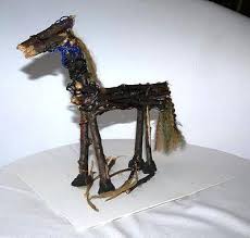 Deborah Butterfield Inspired Horse Sculptures Library Arts Horse Sculpture Library Art Elementary Art Projects
