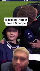 #greenscreen el hijo de Kieran Trippier quedo decepcionado con el resultado  del PSG. Newcastle 4-1 PSG. Fan numero 1 de Mbappe #fyp #parati #futbol  #mbappe #kylianmbappé #trippier #kierantrippier ...