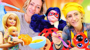 Could he have feelings for mari? Spielspass Mit Puppen Wir Spielen Mit Barbie Und Ladybug Spielzeugvideo Fur Kinder Youtube