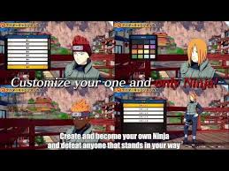 Naruto To Boruto Shinobi Striker All Character Creation Options Costumes Jutsu Appearance Youtube