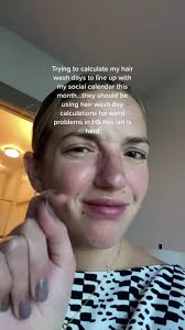 Calculating hair wash days is way easier in the winter when I all do i...