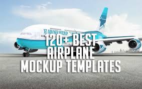 Download 120 Best Airplane Mockup Templates Mockup Templates Mockup Template Free Mockup