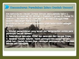 Agama dan kepercayaan kesan utama yang dibawa oleh islam ialah terhadap akidah dan kepercayaan. Bab Ii Peradaban Islam Daulah Usmani Oleh Aqeela