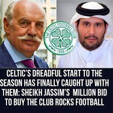 Qatari billionaire bids to buy Celtic