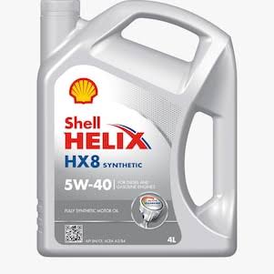 SHELL 5W40 ENGINE OIL SHELL HX8 4LTR - Part Number: SHELL5W40HX8-4LTR