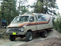 1978 Dodge Transvan 4x4 Mini-motor Home Mini Motorhome Motorcycle Camping Gear Motorhome Conversions