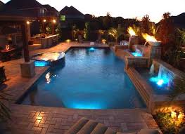 Elegant Outdoor Swimming Pool Lights Decorating Ideas Jpg 550 400 Pixels Geometric Pool Swimming Pool Designs Swimming Pools