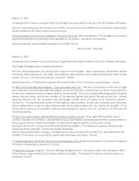 August 17, 2022 A meeting of the Finance Committee of the City of Eagle  River was called to order at 5:18 P.M. by Mayor Jeff Hys