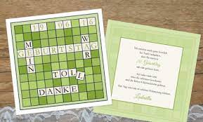 Dann zeigen sie das doch gleich mit ihrer einladung zum 70. Lustige Einladung 70 Geburtstag Kreuzwortratsel