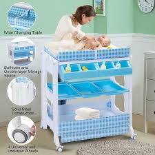 This simple changing table features is basically a bookcase with a removeable topper, enabling you to convert back to a changing table. Baby Changing Table And Bath Tub Babies Kids Baby Nursery Kids Furniture Changing Tables Stations On Carousell