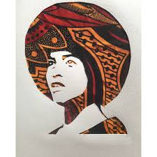 Malachi Farrell, Untitled (Angela Davis), 2021