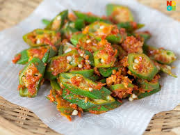 Dust the ladyfingers with powdered sugar. Sambal Okra Lady Finger Recipe Noob Cook Recipes Cooking Recipes Delicious Healthy Recipes Recipes