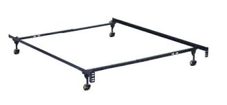 Alloy frames come with wheels that are low and are the simplest. China Heavy Duty 4 Leg Adjustable Metal Bed Frame Without Double Center Support And Brake Wheels Only Universal King Queen Full Twin China Heavy Duty Adjustable Metal Bed Frame Angle Steel