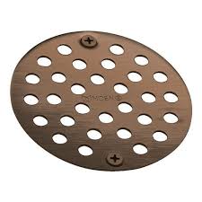 Available in brushed stainless and oil rubbed bronze Moen 102763orb 4 Inch Tub And Shower Drain Cover Oil Rubbed Bronze