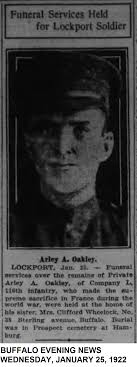 PVT Arley A. Oakley (1885-1918)