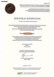 Sertifikat keahlian/keterampilan tertentu pada guru smk dan guru olahraga, dan capaian skor toefl. Contoh Sertifikat Kompetensi Cara Golden