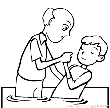 Why would jesus need to repent? Baptism Coloring Page For Kids Free Religions Printable Coloring Pages Online For Kids Coloringpages101 Com Coloring Pages For Kids
