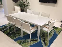 Lloyd Flanders Lux Aluminum Dining Set In 2020 Wicker Dining Tables Wicker Dining Chairs Wicker Dining Set