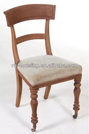 modern dining chairs with caster wooden