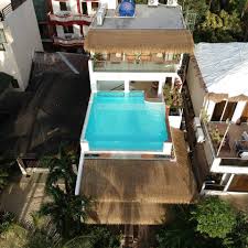 At The Island Retreat Of La Banca House At Boracay Enjoy This Unique Balcony Infinity Pool With Views Overlooking Tropical Paradise