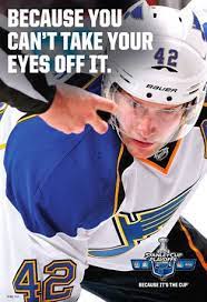 David Backes Is Featured In The Nhl S New Because It S The Cup Advertisements St Louis Blues Hockey St Louis Blues David Backes