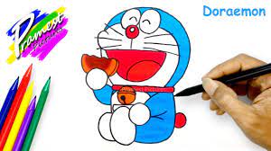 Vlog kali ini ochan masih di acara modo (mode doraemon). Doraemon 2 Cara Menggambar Dan Mewarnai Gambar Kartun Anak Youtube