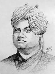 Swami Vivekanand painting by me in school....#swami_vivekanand  #myartchallenge #painting #drawing #artist #sketch #handmade #art  #artchallenge #artwork #sketching #kjstudios