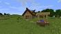 Winter Minecraft Log Cabin