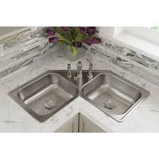 Install the plumbing for your kitchen sink easily and without leaks with this snappytrap drain kit. Elkay Dayton 32 L X 32 W Double Basin Drop In Kitchen Sink Reviews Wayfair