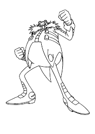 How to draw dr.eggman | sonic the hedgehog. Strong Doctor Eggman Coloring Page Free Printable Coloring Pages For Kids