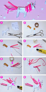 Diy Einhorn Basteln Mit Mahne Schweif Familicious Einhorn Basteln Diy Unicorn Basteln