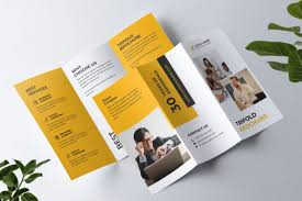 Tri fold brochures are a great way to convey your message. Modern Tri Fold Brochure Template Graphic By Pixelpick Creative Fabrica