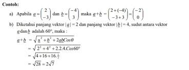 15 Contoh Soal Vektor Matematika Kelas 10 Sma Jawabannya