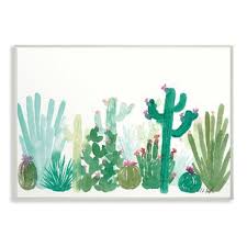 A prickly pear is perfect for the person who wishes to add a bit of green to their environment with limited time to care. Bohemian Cactus Wall Art You Ll Love In 2021 Wayfair