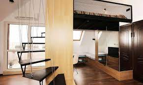 Live in a cramped apartment, but still love entertaining? Adult Loft Bed Creations For Apartment Living And Other Small Spaces