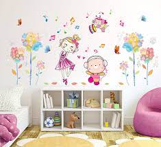 Featuring fairy princess designs, girly space themes and woodland designs, we're sure you'll find something perfect for your. Cute Girls Room Wall Stickers Girls Room Wall Decals