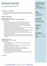 Maybe you would like to learn more about one of these? Animal Technician Resume Samples Qwikresume