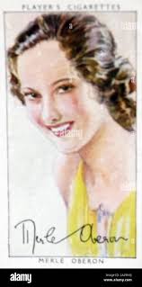 MERLE OBERON (1911-1979) British film actress about 1938 Stock Photo