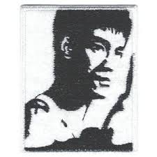 2.75x3.5" Hong Kong-american Martial Artist and Actor Embroidered IRON