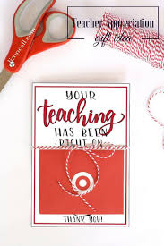 Birthday Gift For Teacher From Student Handmade Teacher Target Gift Card Printable Teacher Valentine Gifts Target Gift Cards Teacher Gift Card