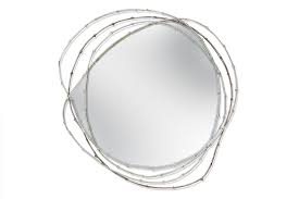 Circle mirror with vines around it. Vine Mirror Property Furniture