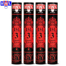 Original Rsl Shuttlecock Rsl No 3 Badminton Shuttlecock Top Grade Cigu Duck Feather Shuttlecock For Tournament Free Shipp Shuttlecocks Badminton Racquet Sports