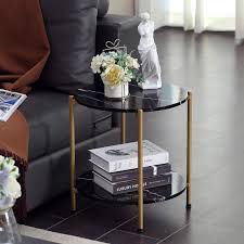 Poly & bark riley marble top rectangle coffee table. Buy 17in Modern Living Room Square Side End Coffee Table Nightstand In Faux Marble Top And Gold Metal Frame Online In Vietnam B08q44q8fr